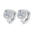 Brinco Brilho Sereno Moissanite Banhado a Ouro 18k