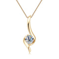 Colar Harmonia Moissanite Banhado a Ouro