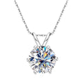 Colar 6 Garras Moissanite Banhado a Ouro