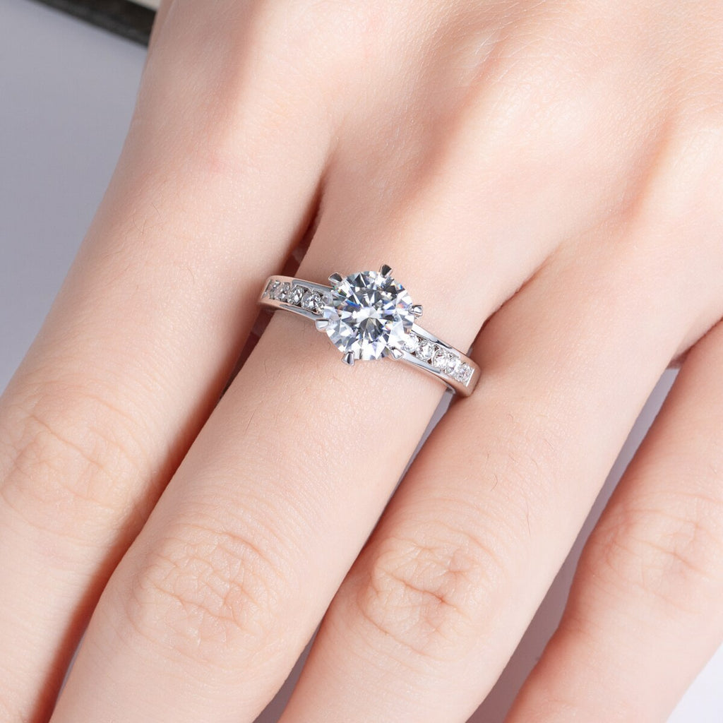 Anel Fairy Moissanite Banhado a Ouro 18k