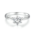 Anel Solitário Destino Moissanite Banhado a Ouro 18k