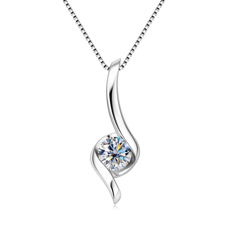 Colar Harmonia Moissanite Banhado a Ouro