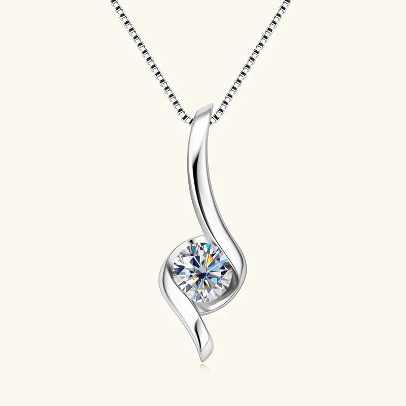 Colar Harmonia Moissanite Banhado a Ouro