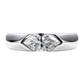 Anel Marquesa Moissanite Banhado a Ouro 18k