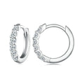 Brinco Coroa de Luzes Moissanite Banhado a Ouro 18k