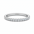 Aliança 100 Pontos Moissanite Banhada a Ouro 18k