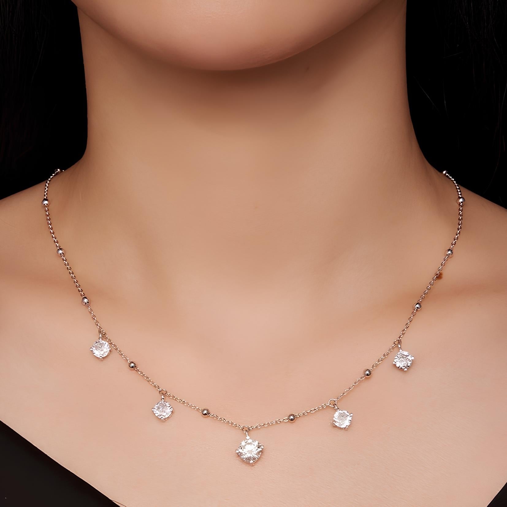 Colar Brilho da Alma Moissanite Banhado a Ouro