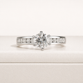Anel Fairy Moissanite Banhado a Ouro 18k