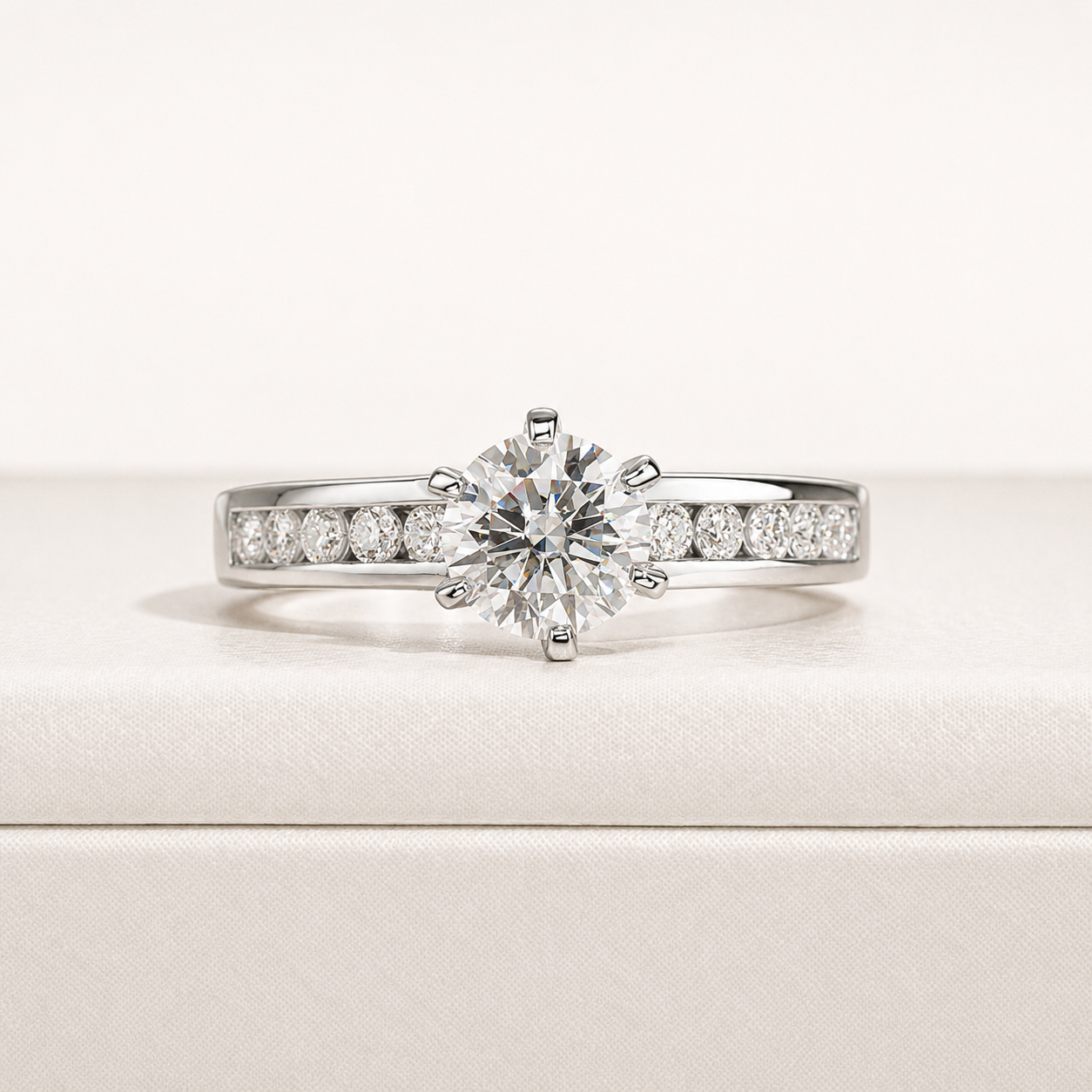 Anel Fairy Moissanite Banhado a Ouro 18k