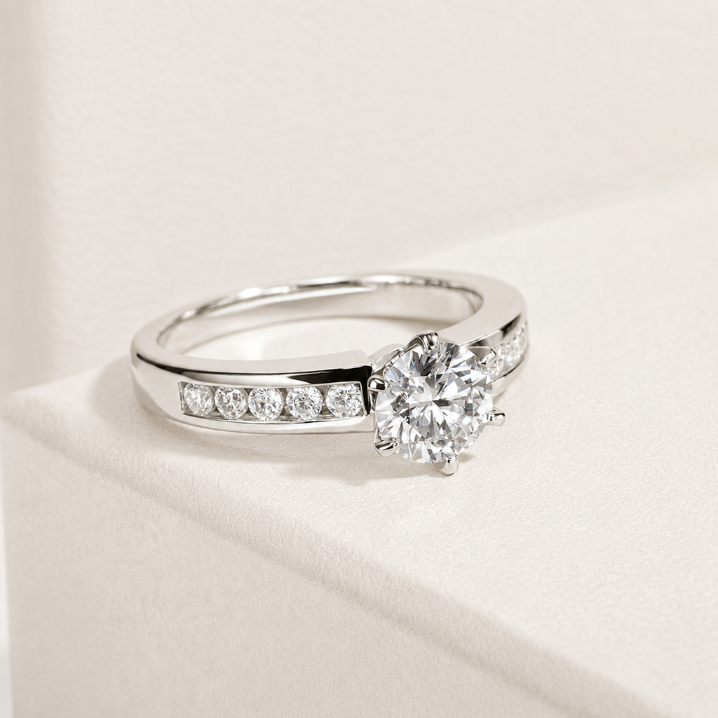 Anel Fairy Moissanite Banhado a Ouro 18k