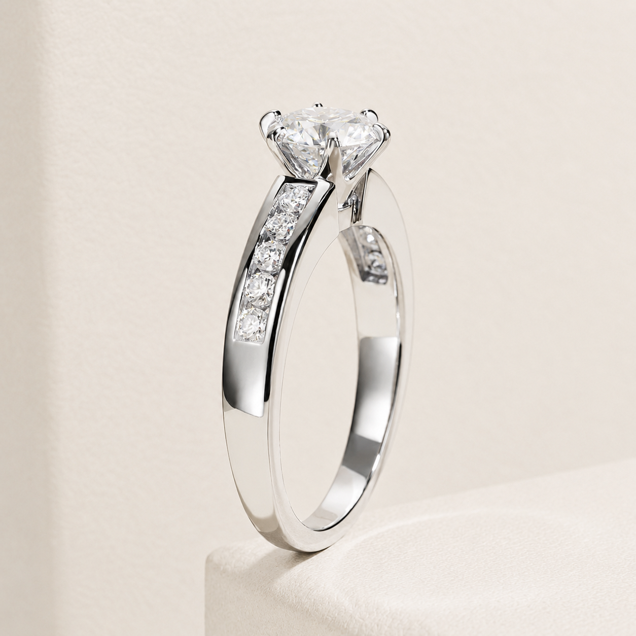 Anel Fairy Moissanite Banhado a Ouro 18k