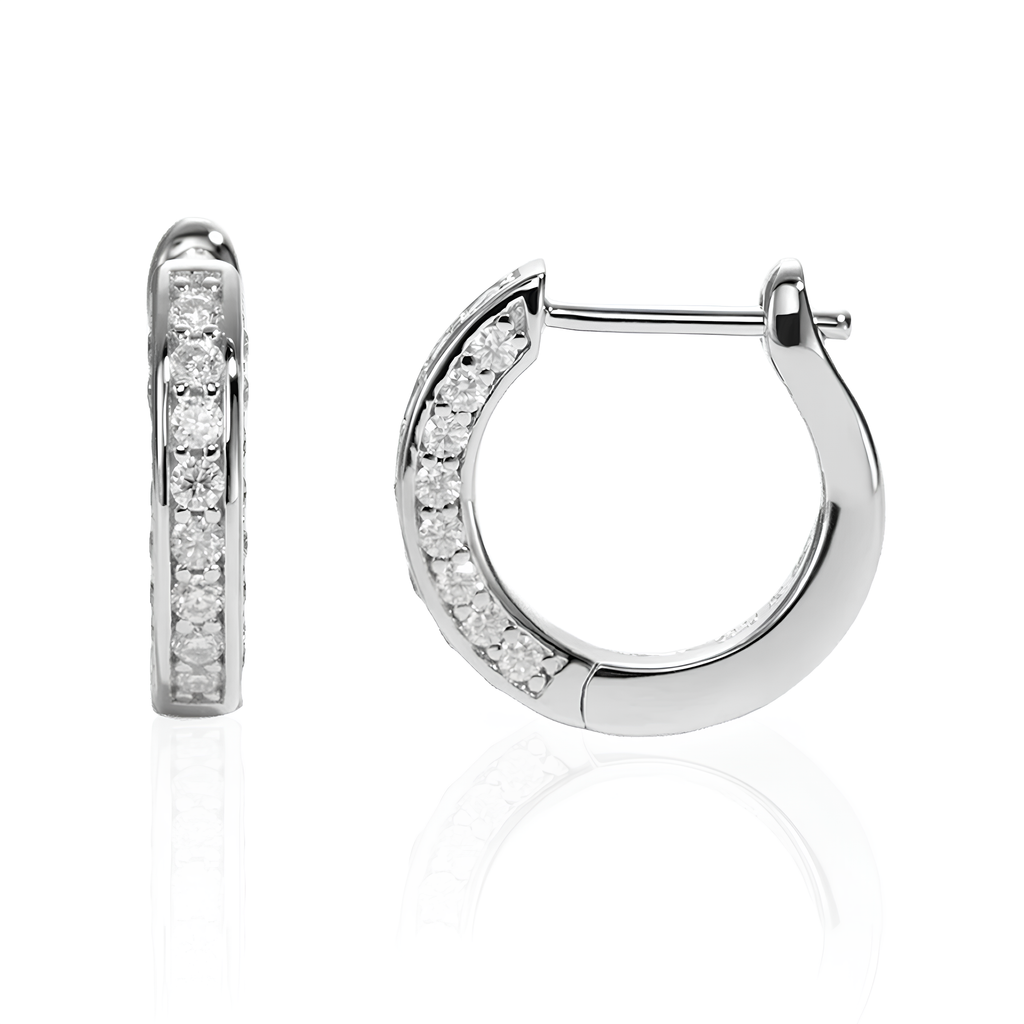 Brinco Radiance Moissanite Banhado a Ouro 18k