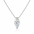 Colar Bella Marquise Moissanite Banhado a Ouro