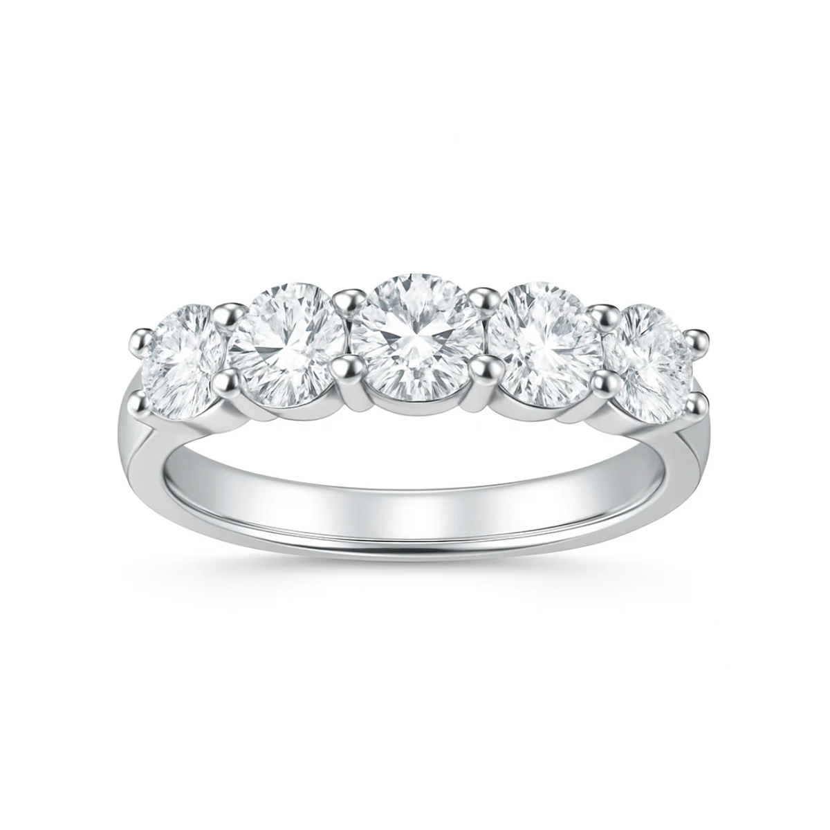 Anel Quintessência Moissanite Banhado a Ouro 18k